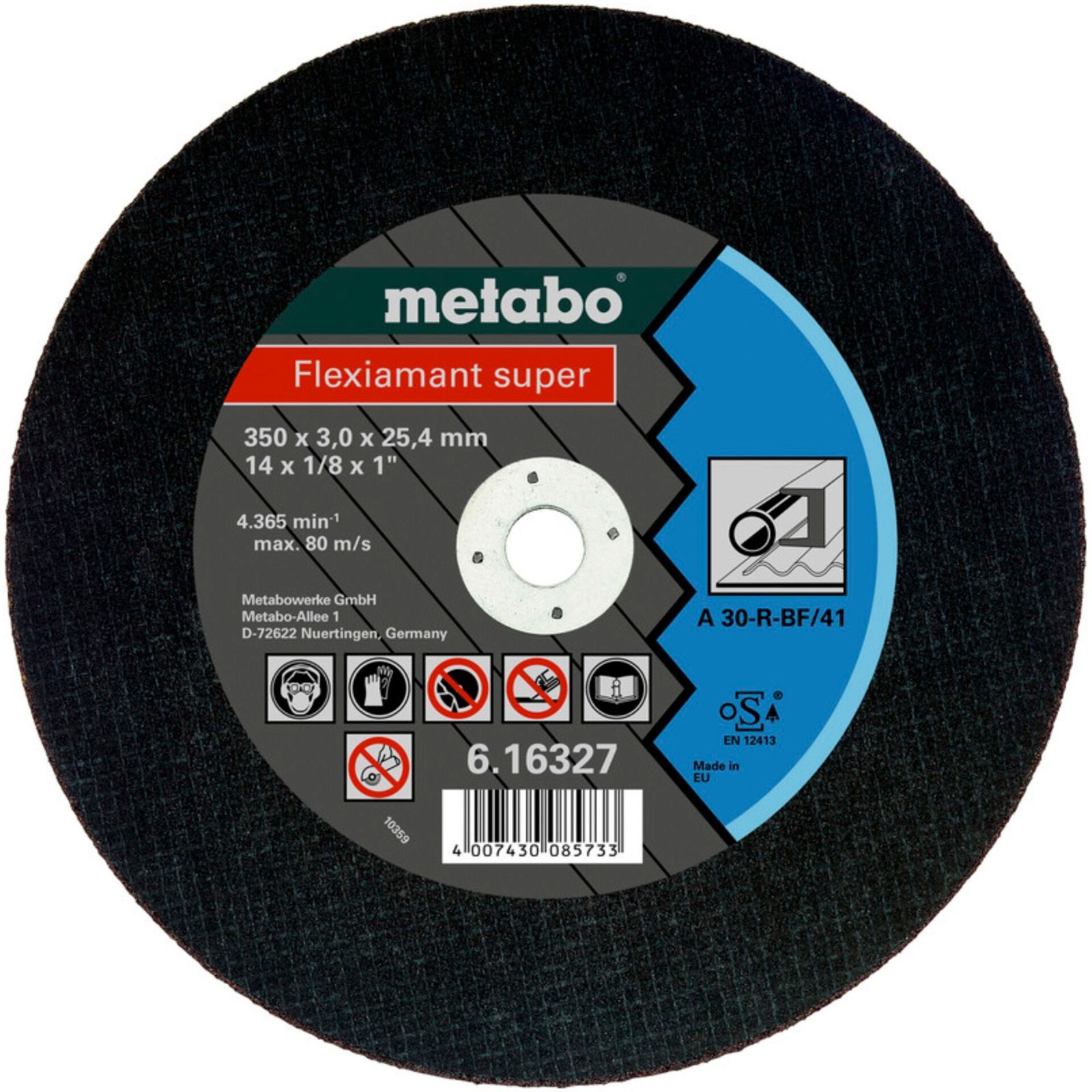 Metabo Flexiamant super 350x3,0x 25,4 acciaio