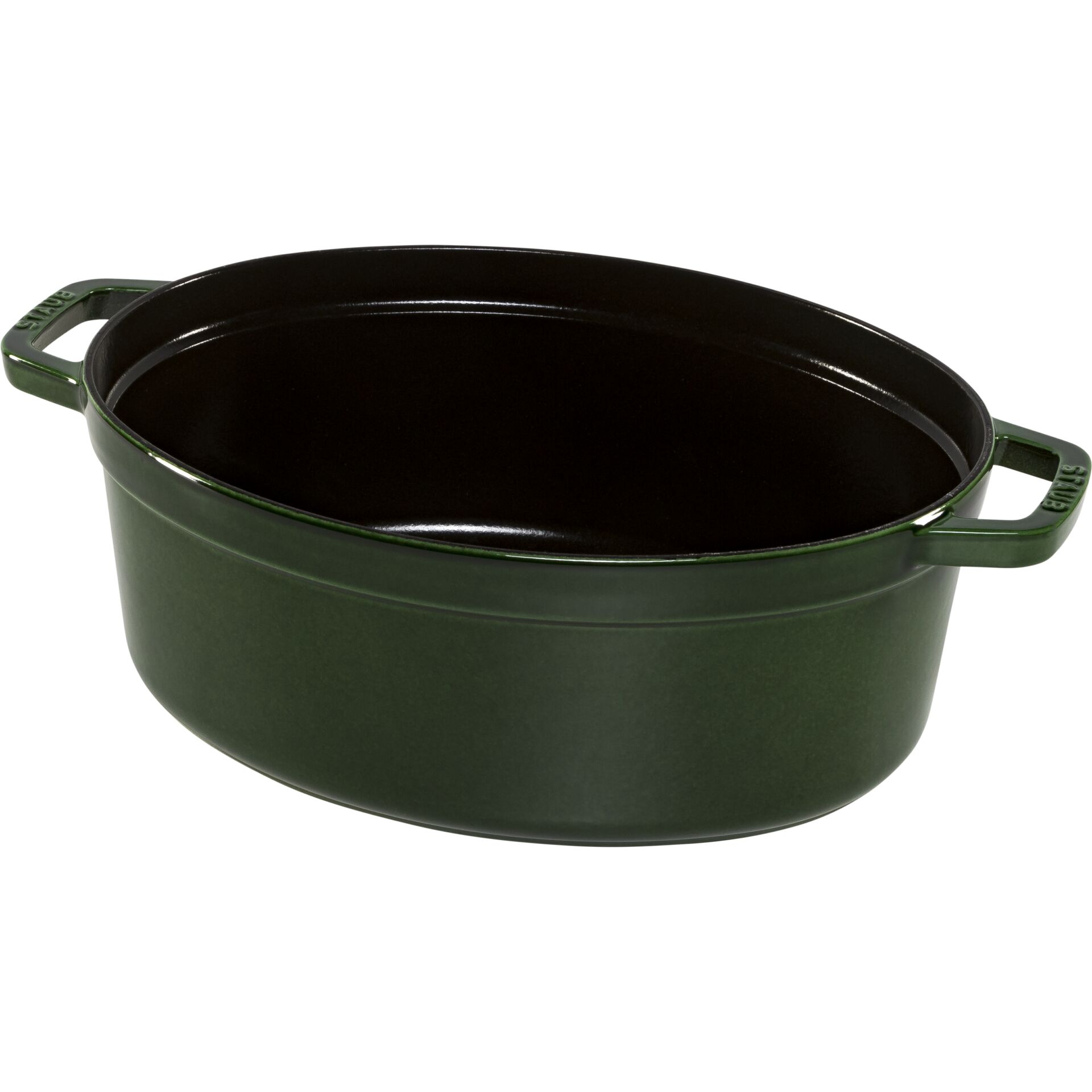 Staub La Cocotte 33cm ovale, verde basilico, ghisa