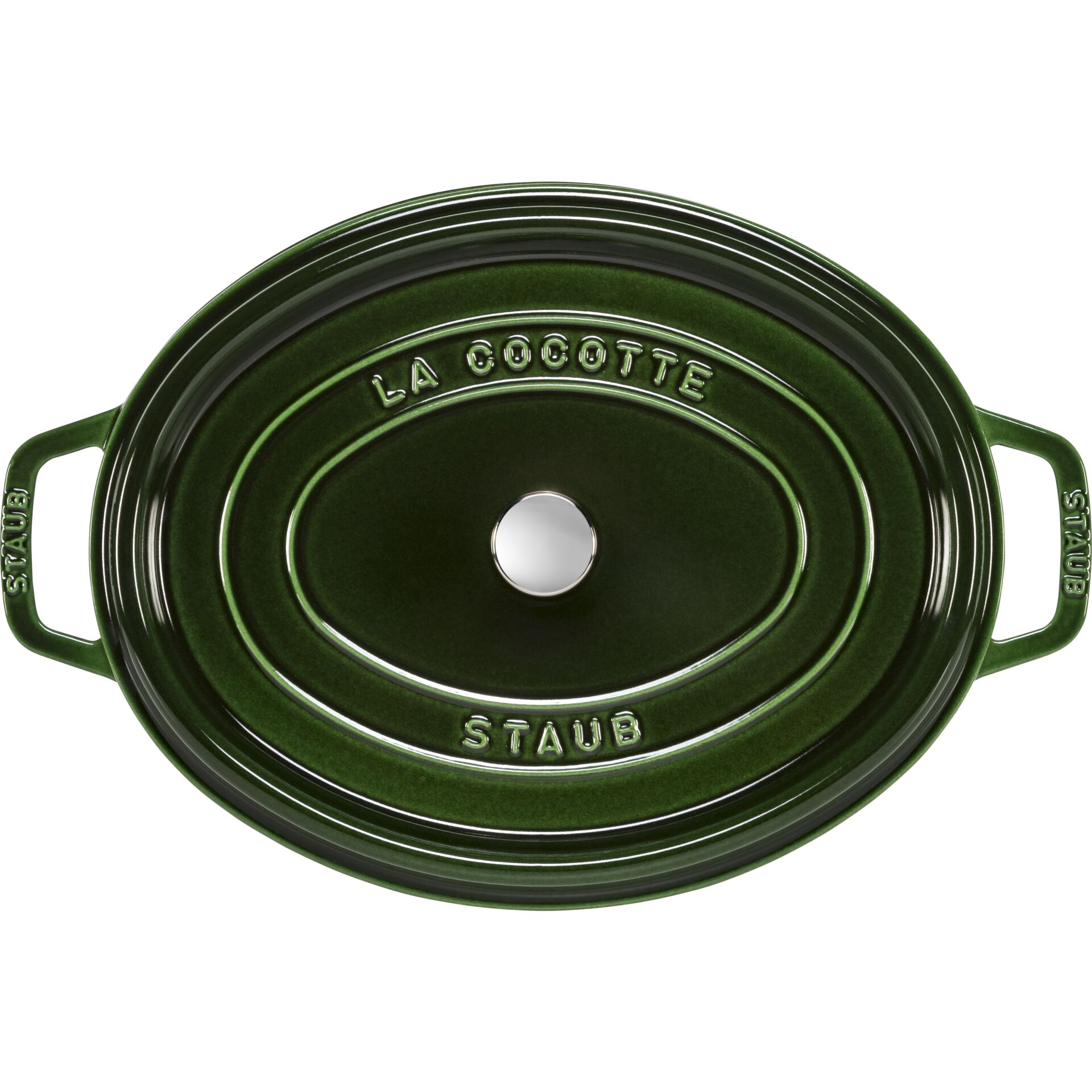 Staub La Cocotte 33cm ovale, verde basilico, ghisa