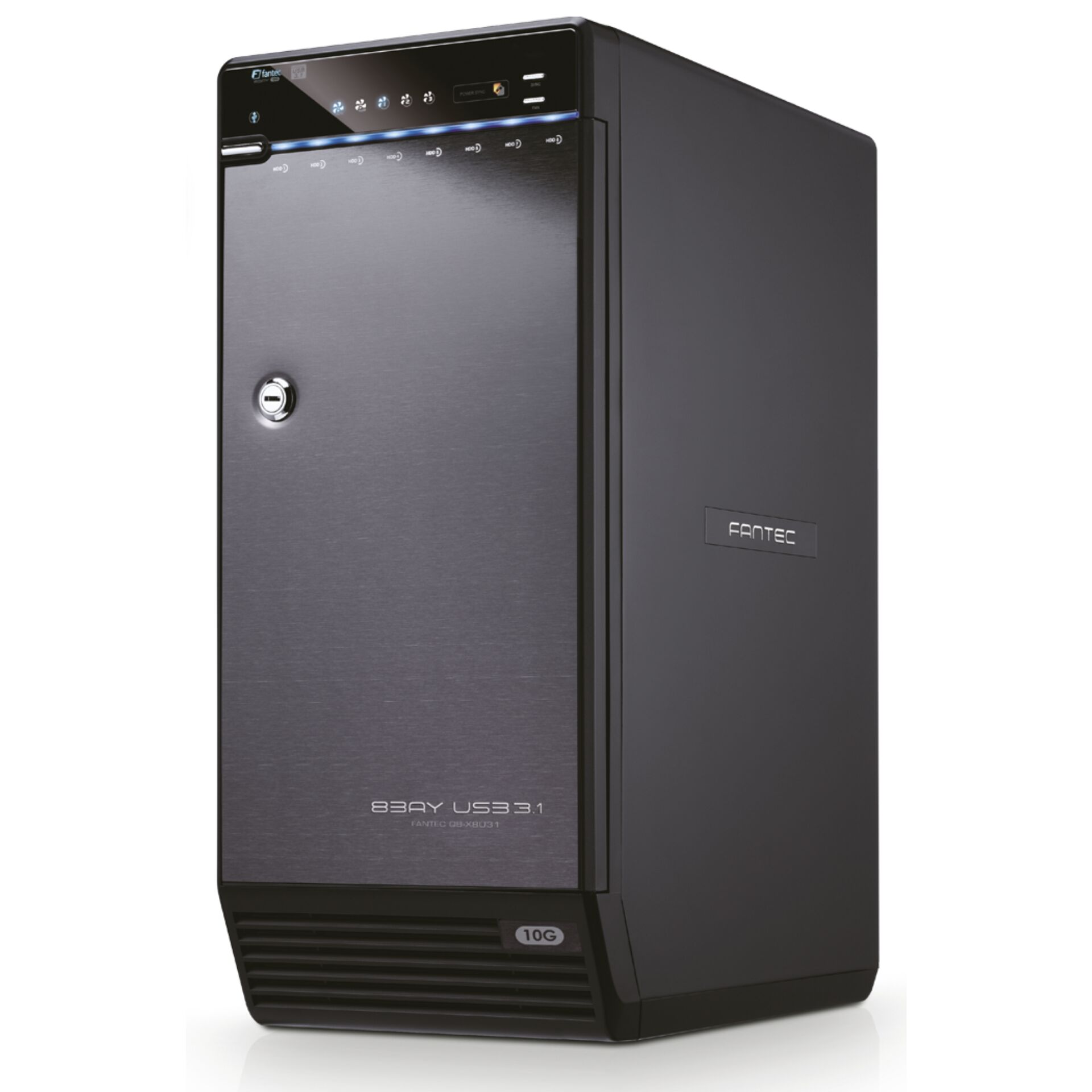 Fantec QB-X8U31 8x 3,5  SATA HDD USB 3.1