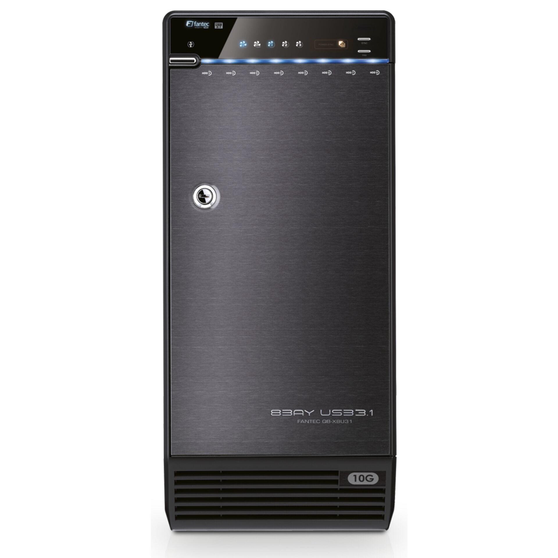 Fantec QB-X8U31 8x 3,5  SATA HDD USB 3.1
