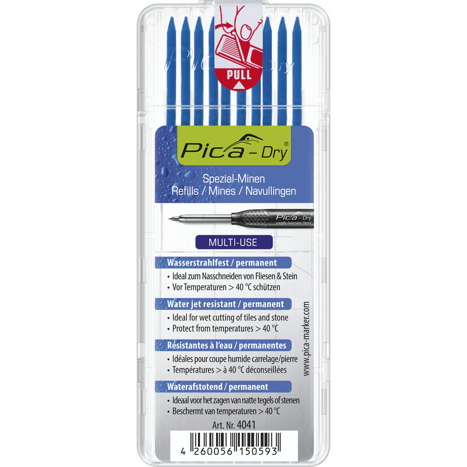 Pica DRY set mine blu