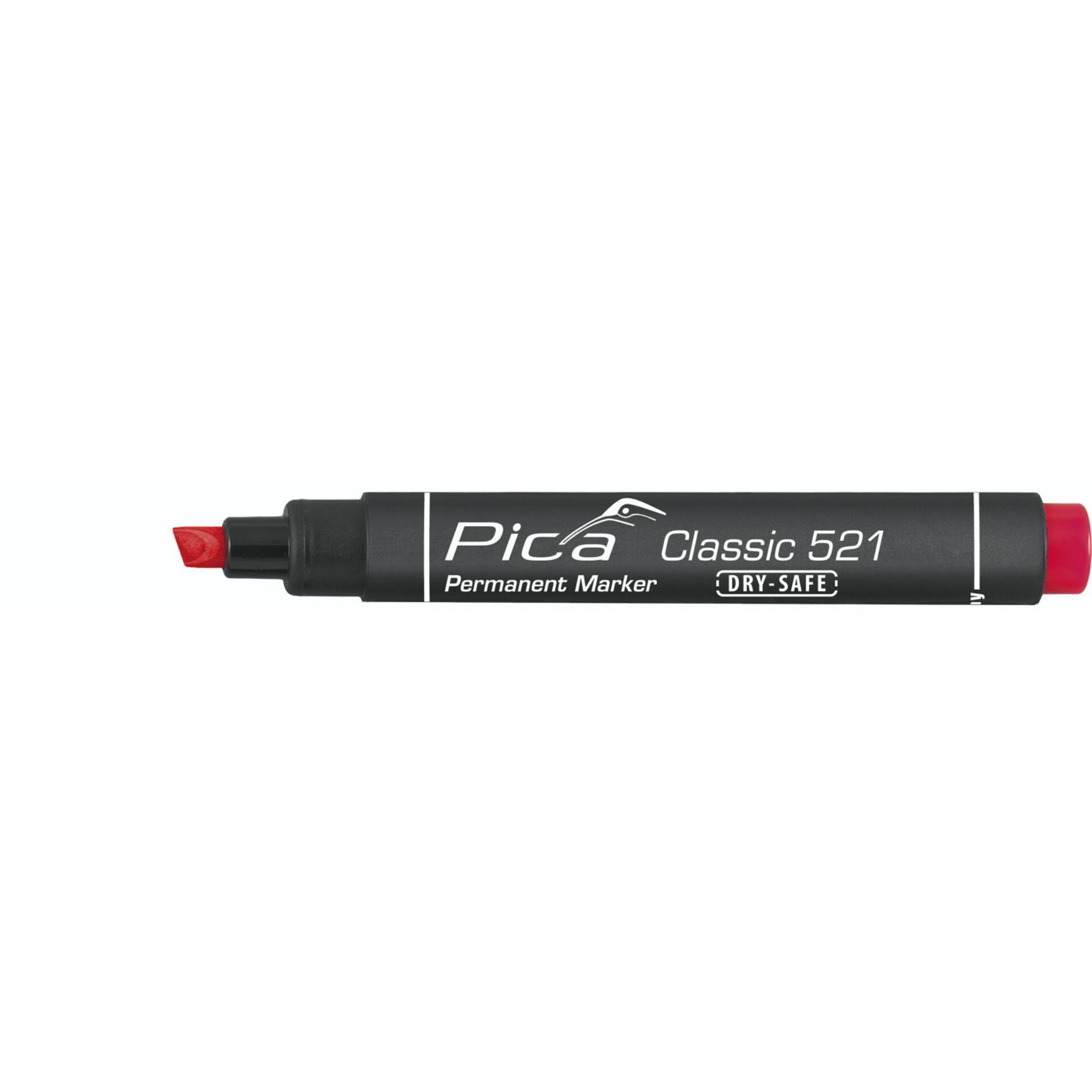 Pica Permanentmarker 2-6mm, Keil spitze, rot