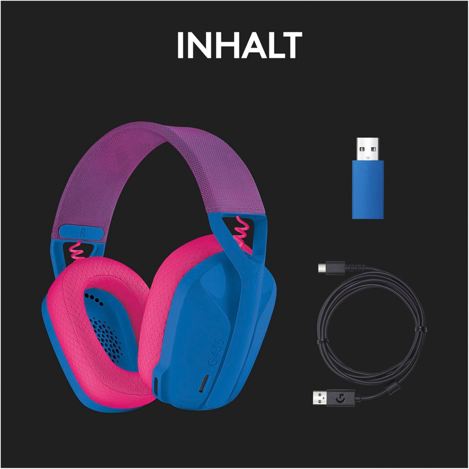 Logitech G G435 Lightspeed blu