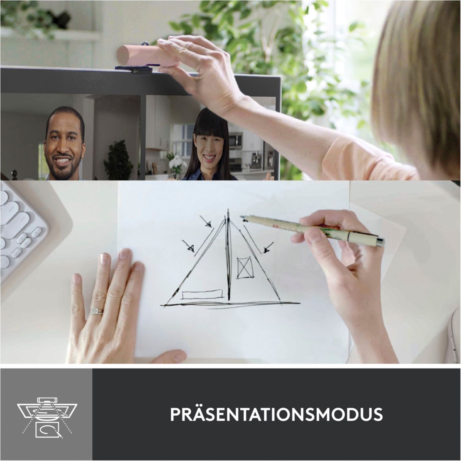 Logitech Brio 500 rose