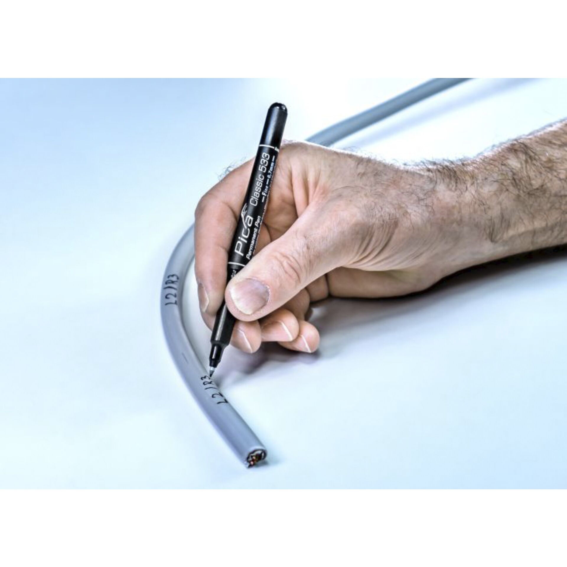 Pica Permanent-Pen, 0,7mm schwarrz / SB