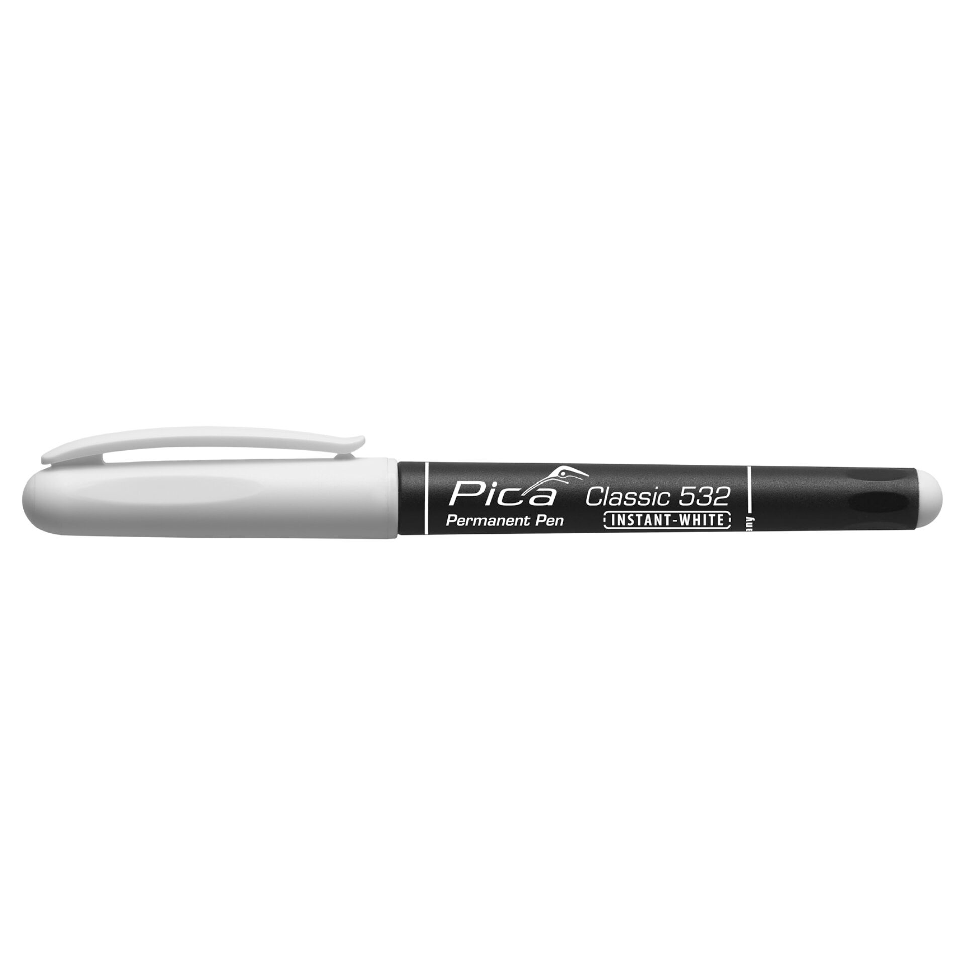 Pica Permanentmarker INSTANT bianco, punta tonda 1-2mm