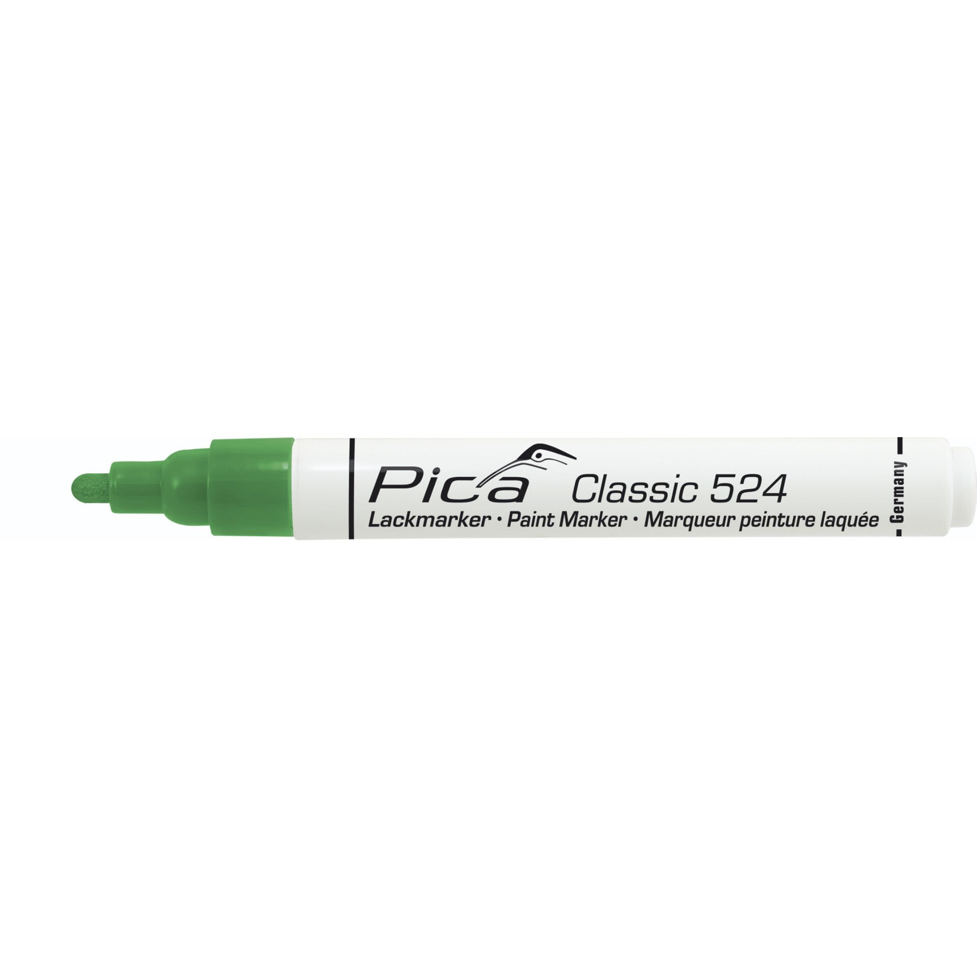 Pica Lack-/Industriemarker 2-4mm Rundspitze, grün