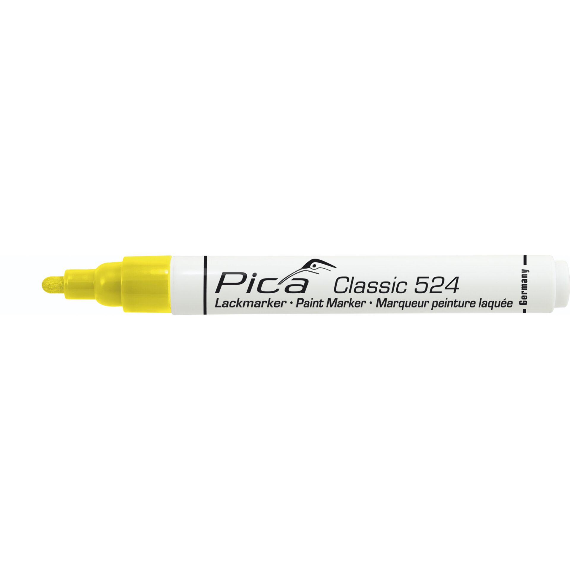 Pica Lack-/Industriemarker 2-4mm Rundspitze, gelb