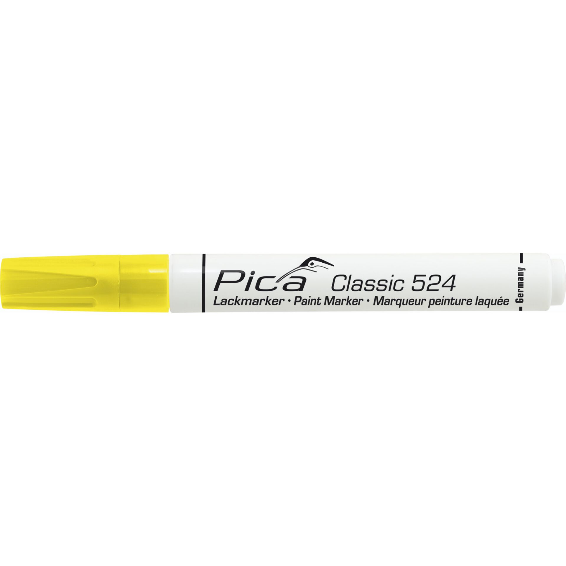 Pica Lack-/Industriemarker 2-4mm Rundspitze, gelb