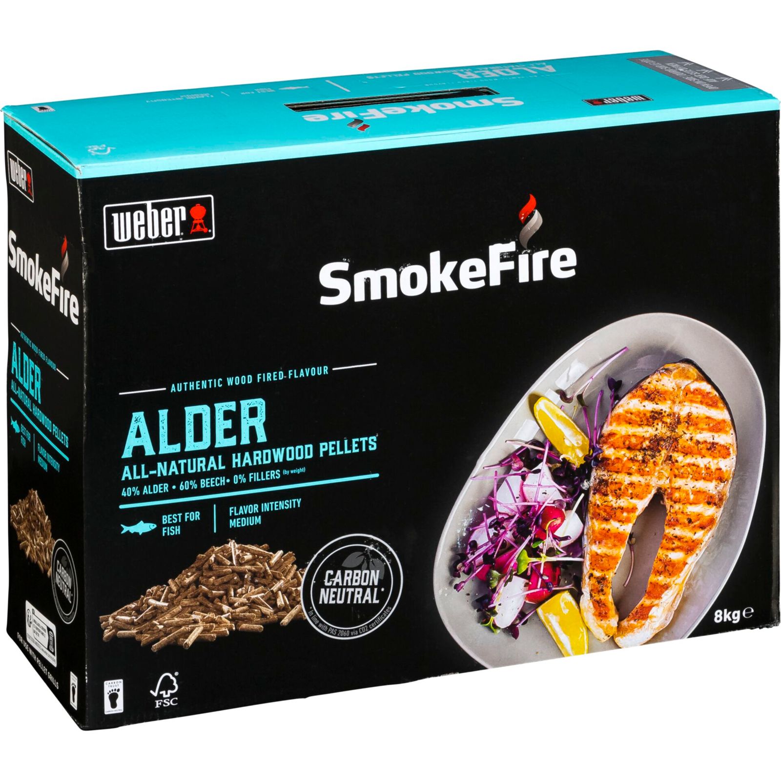 Weber SmokeFire Pellets ontano 8 kg
