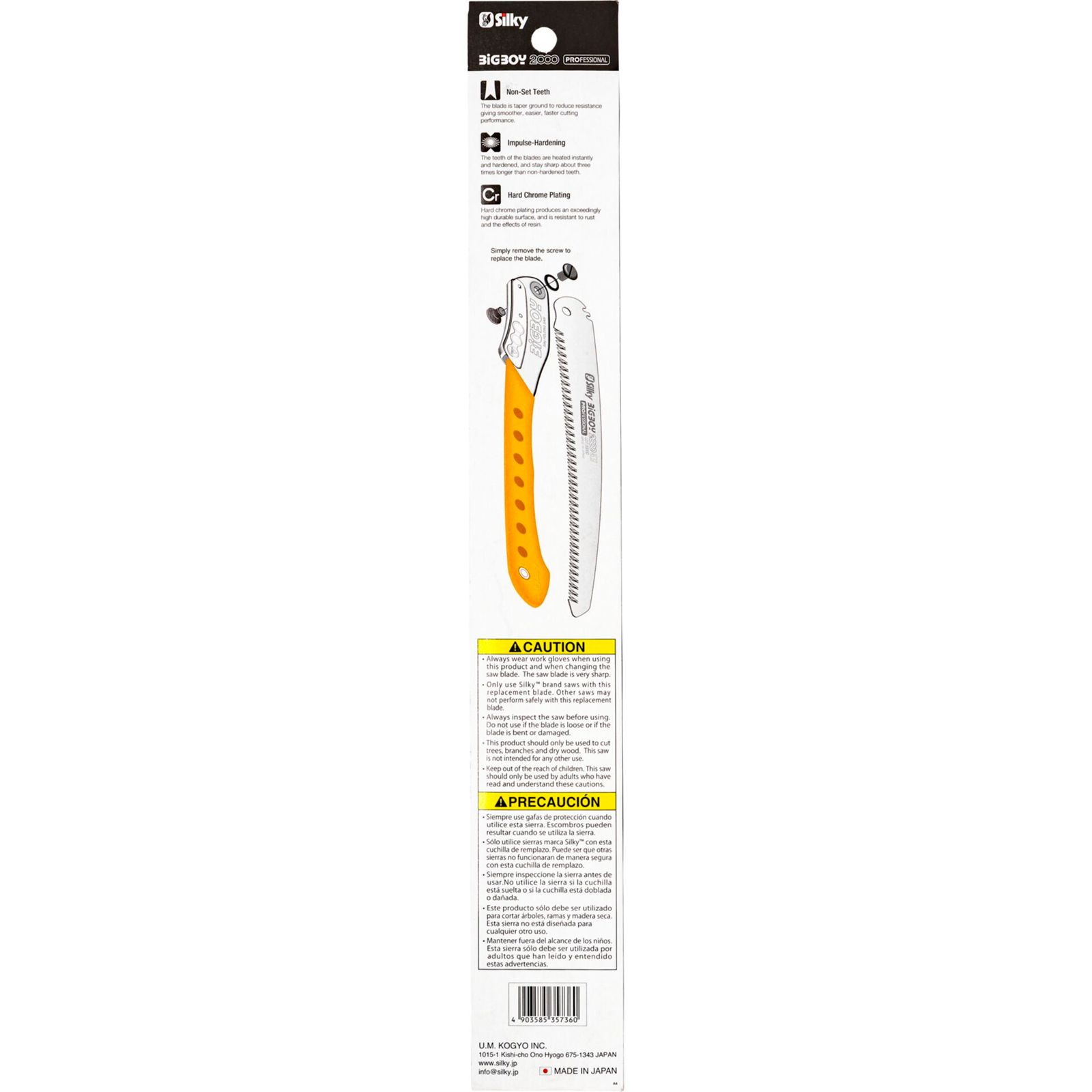 Silky lama per Bigboy 2000 Curve 360-6,5 molto larga