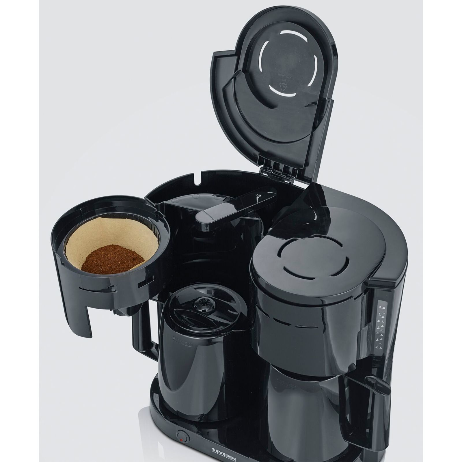 Severin KA 9315 black Duo-Filterkaffeemaschine