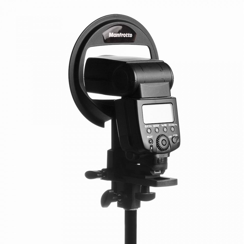 Lastolite Supporto Ezybox Hotshoe + attacco flash standard *