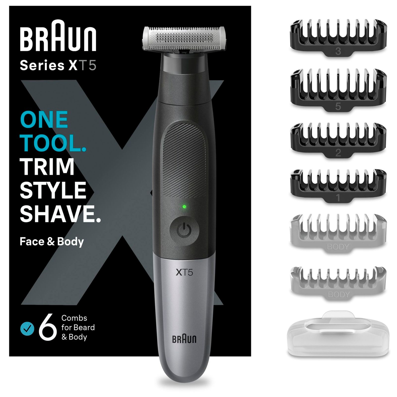 Braun Series XT 5200 Face+Body+Travel