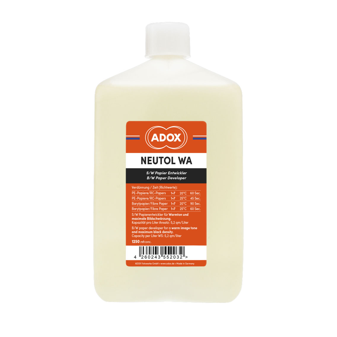 Adox ADOTOL/NEUTOL LIQUID NE 1 LT, per 10-20LT