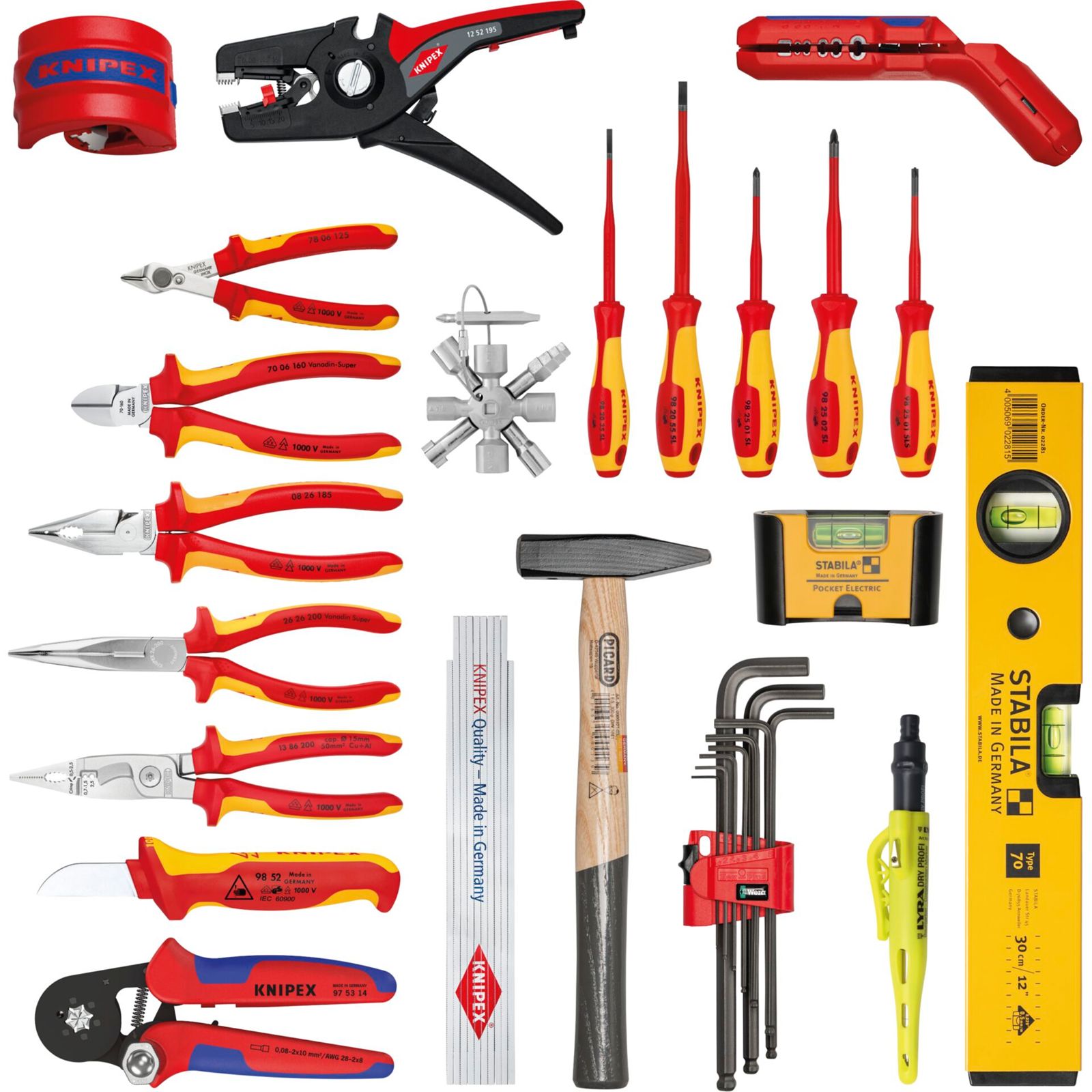 Knipex valigia portautensili Robust26 Move elettr.