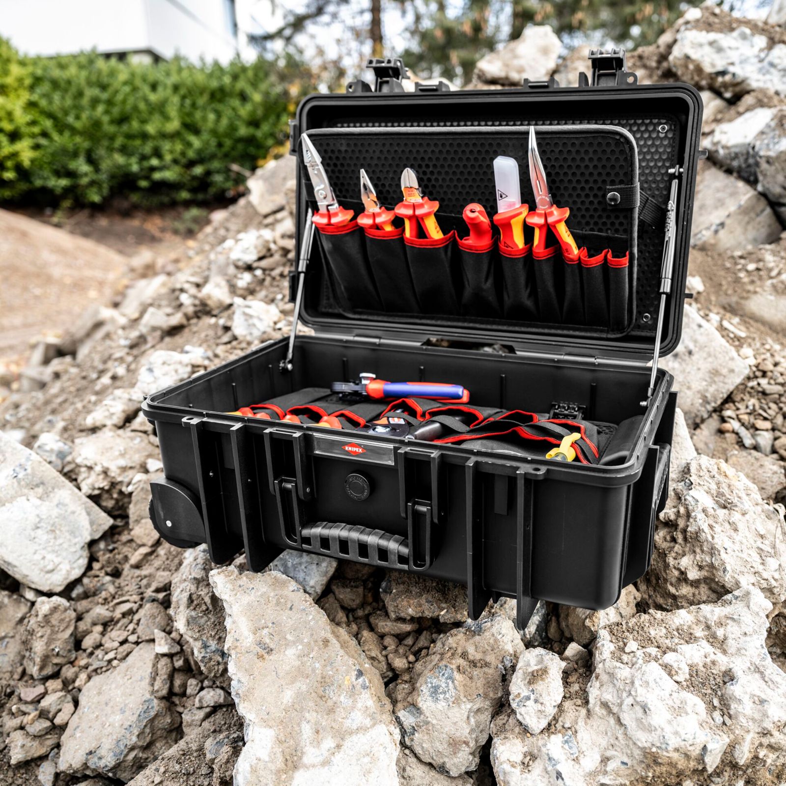 Knipex valigia portautensili Robust26 Move elettr.