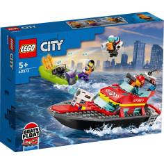 LEGO City 60373 Barca di soccorso antincendio 2