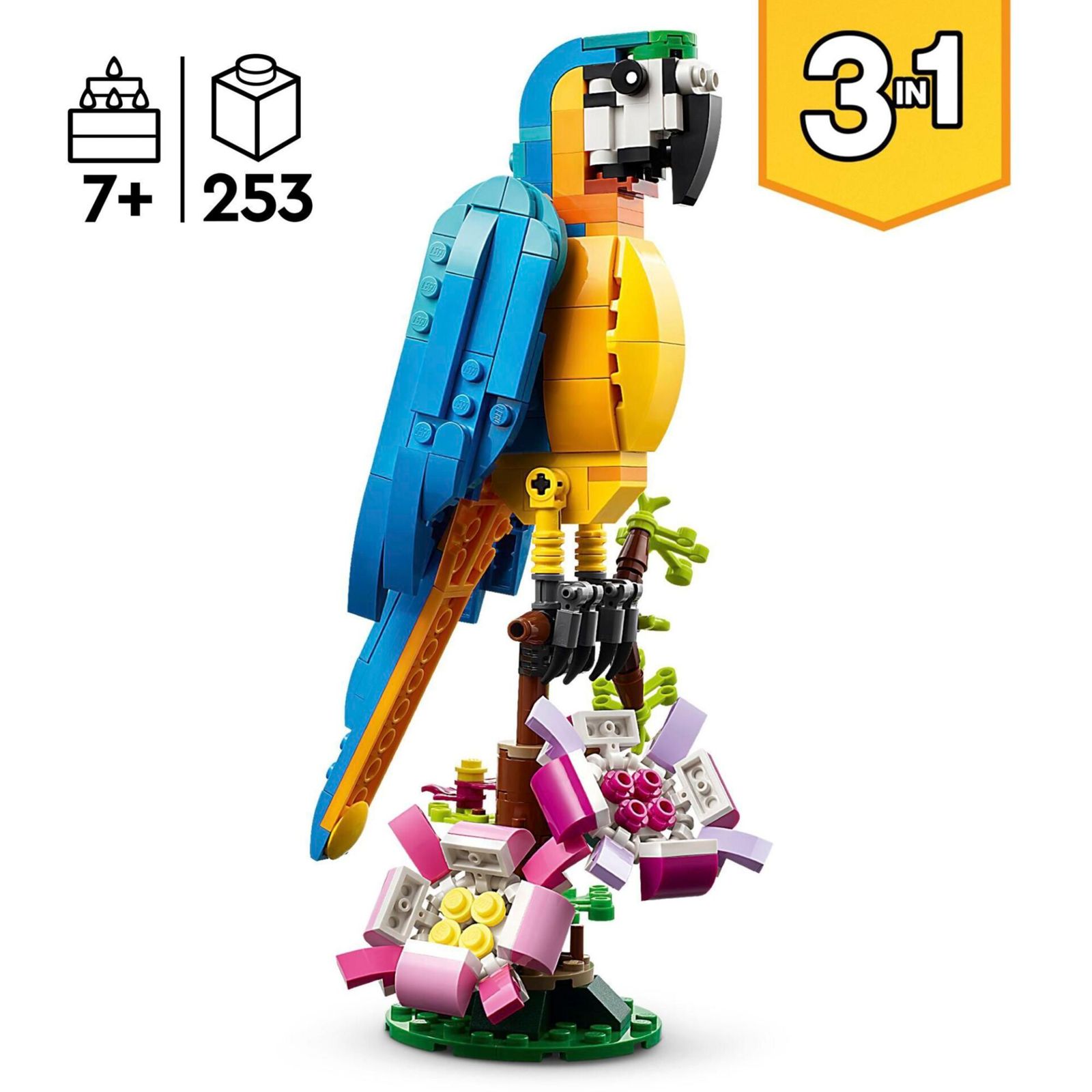 LEGO Creator 31136 Pappagallo esotico