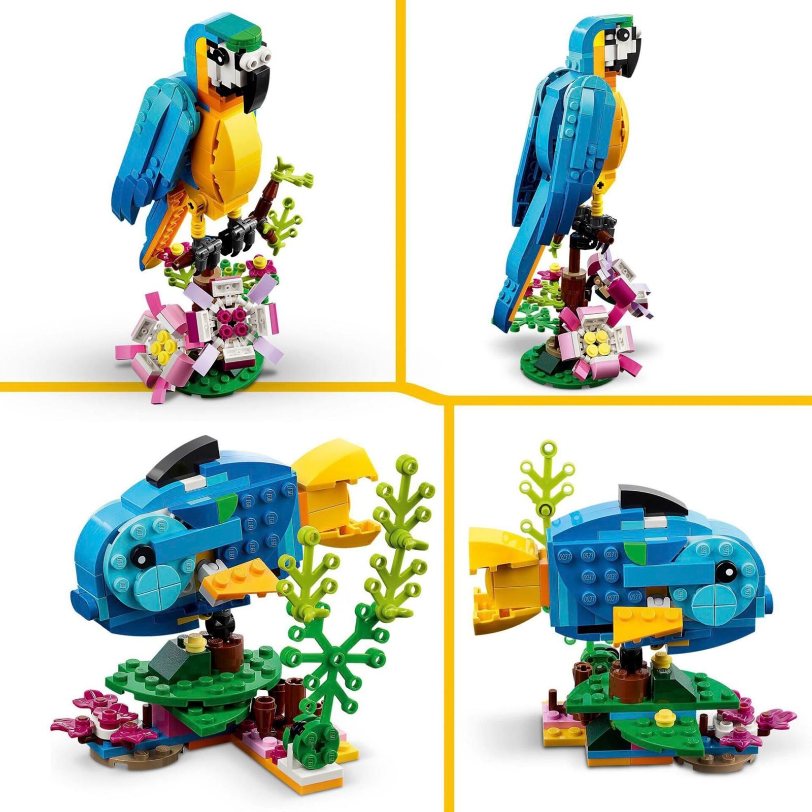 LEGO Creator 31136 Pappagallo esotico