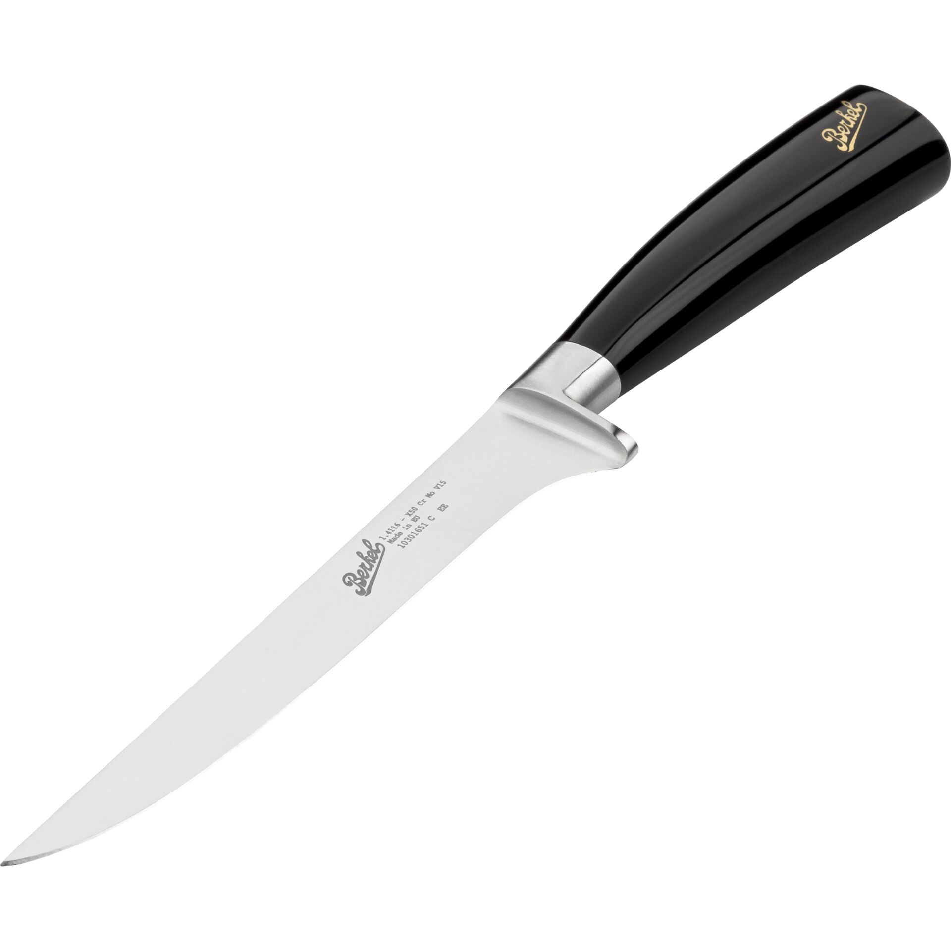 Berkel Elegance lucido nero set da prosciutto 3 pz.