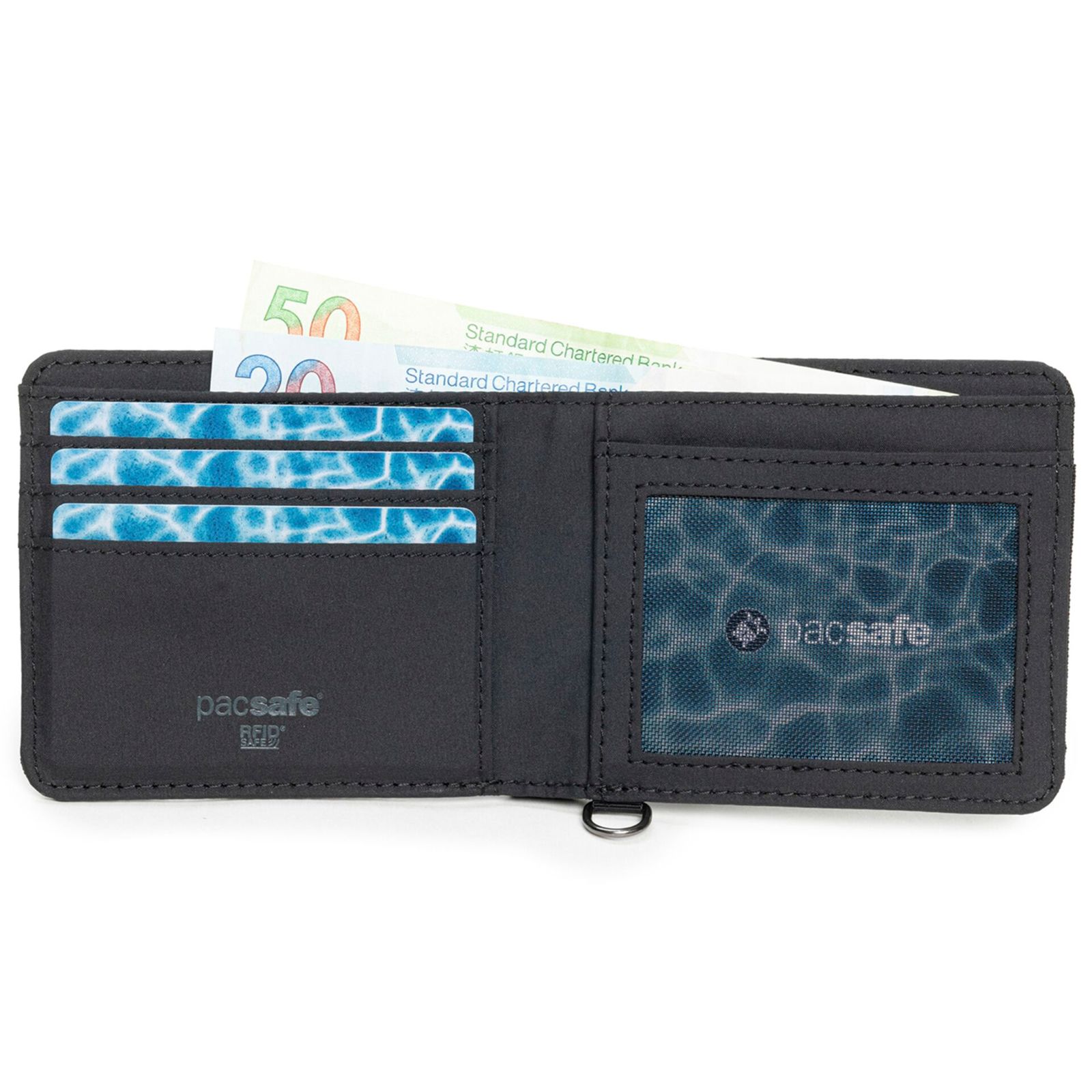 Pacsafe RFIDsafe Portafoglio nero