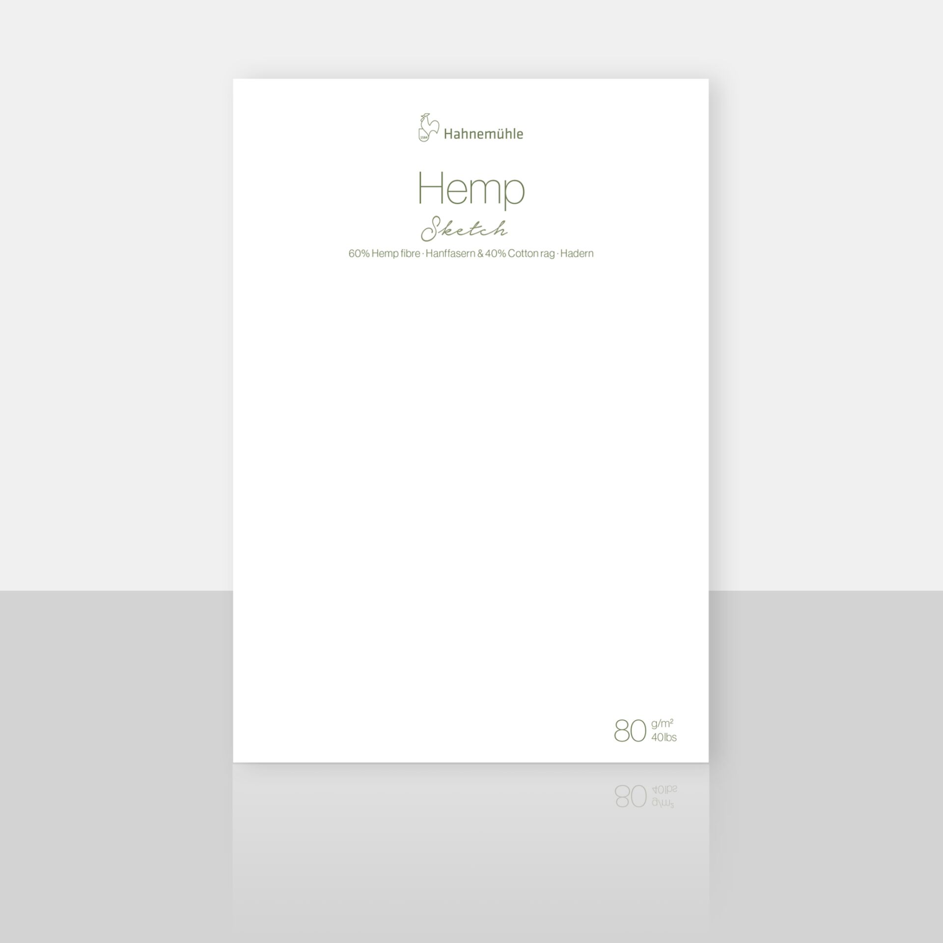 Hahnemühle Hemp Sketch A 5 80 Sheets 80 g