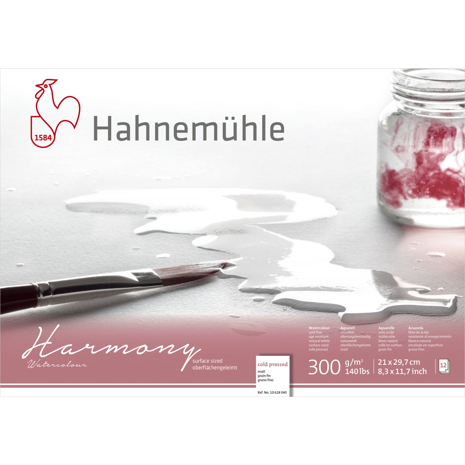 Hahnemühle Harmony Watercolour cold pressed 12 Sheets 300 g