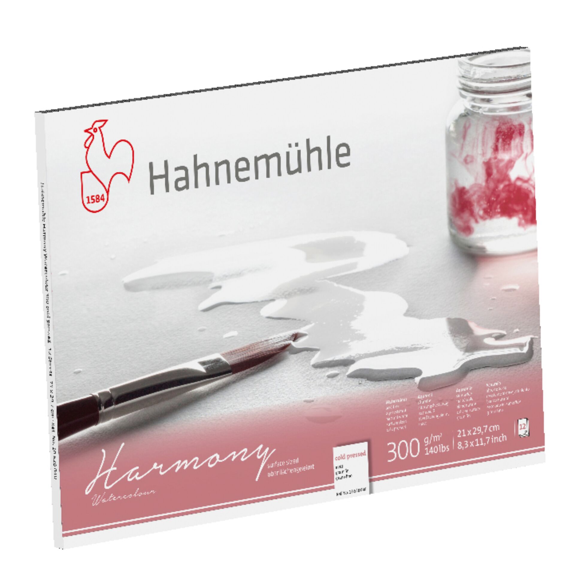 Hahnemühle Harmony Watercolour cold pressed 12 Sheets 300 g