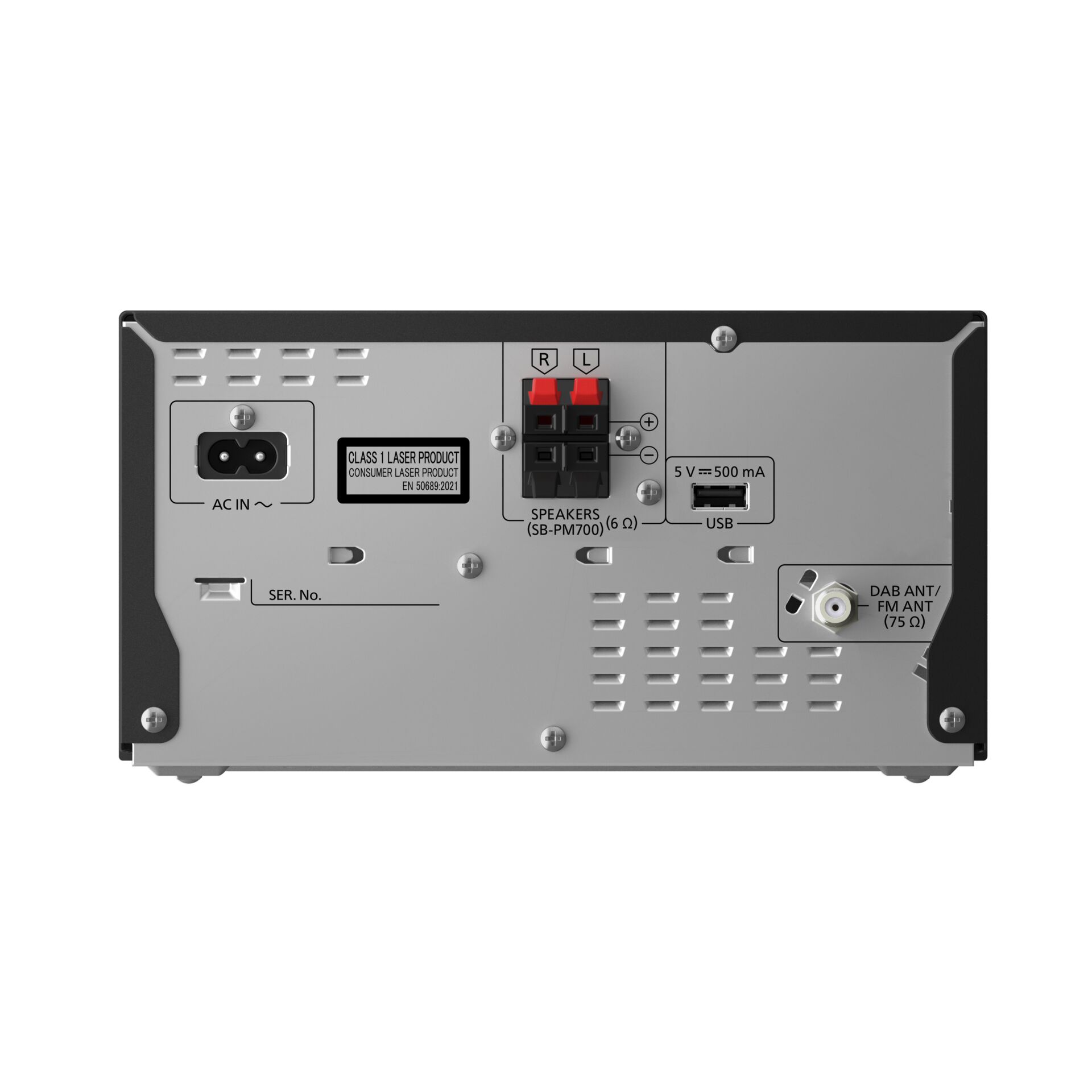 Panasonic SC-PM704EG-K nero