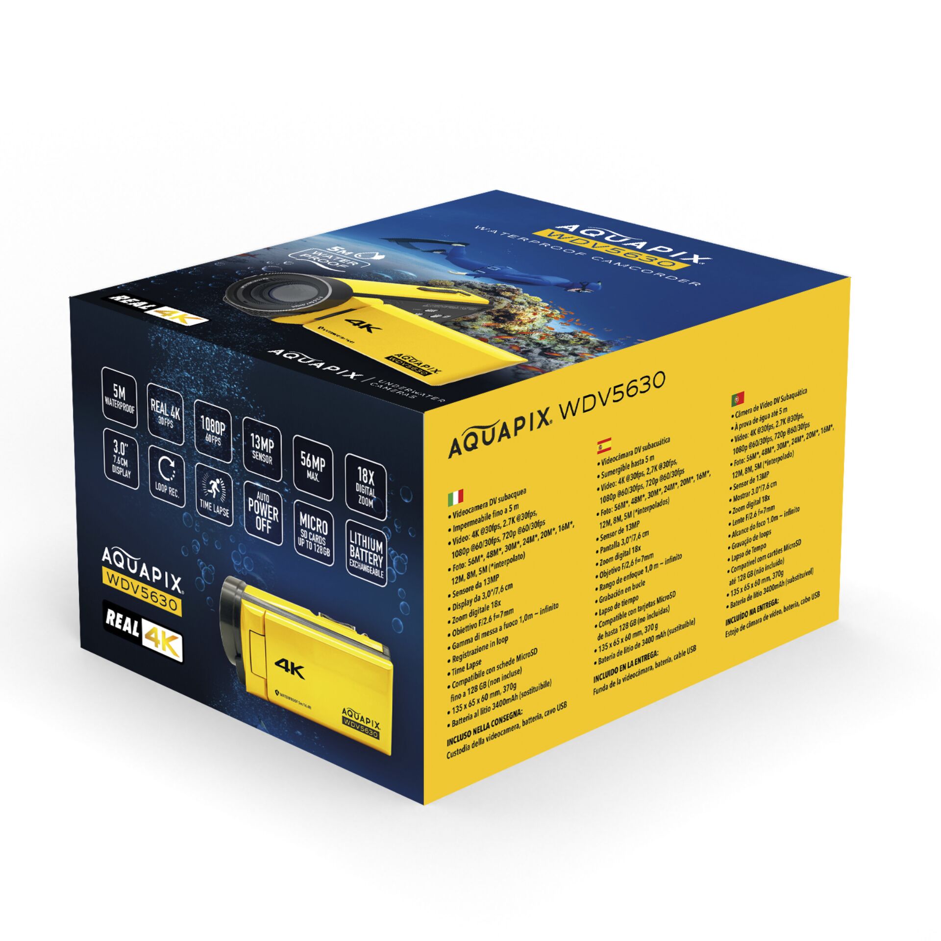 Easypix Aquapix WDV5630 giallo