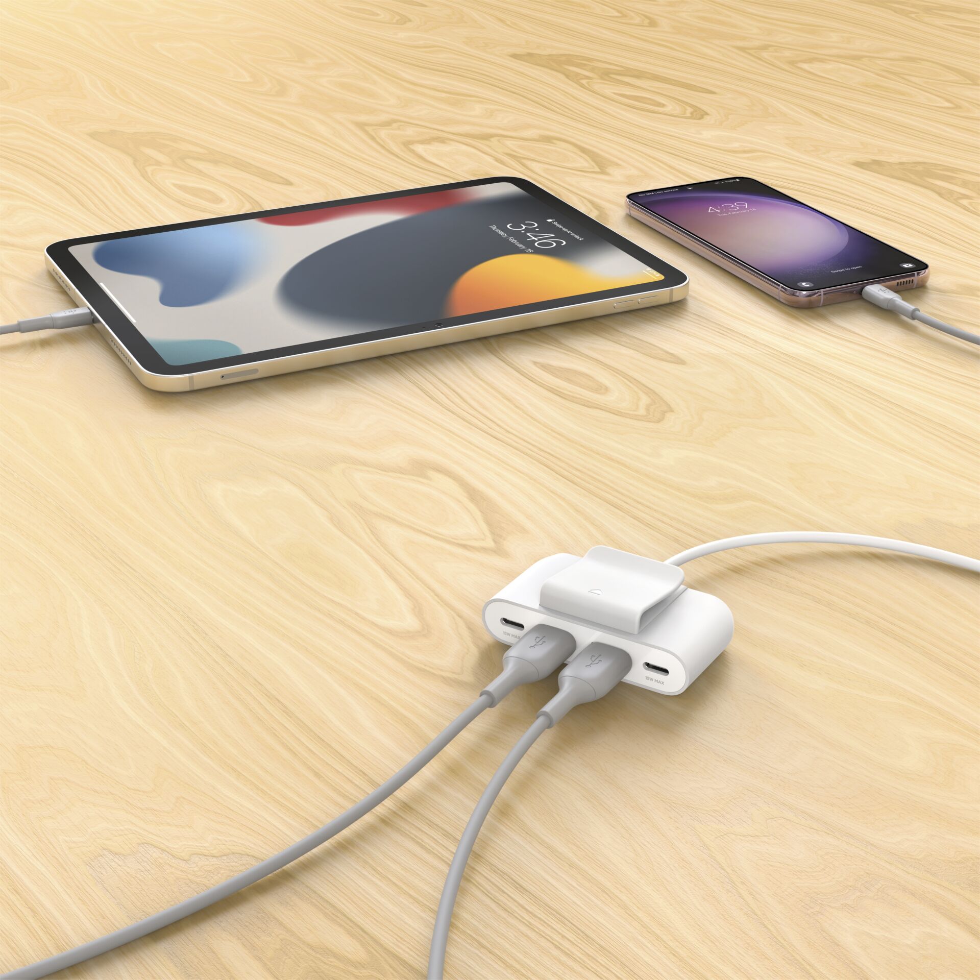 Belkin 4-Port-USB Splitter 2mKab 2xUSB-C/2xUSB-A w BUZ001bt2