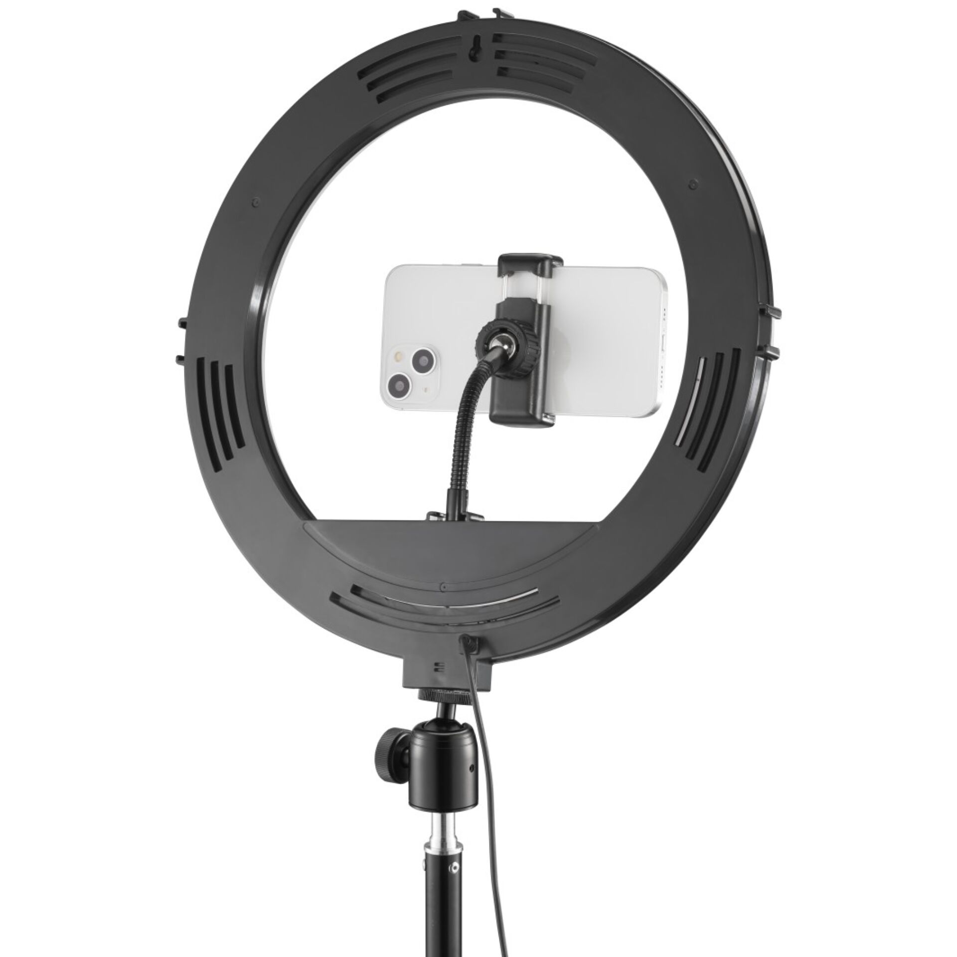Hama SpotLight Steady 120 II LED-Ringleuchte f. Smartphone