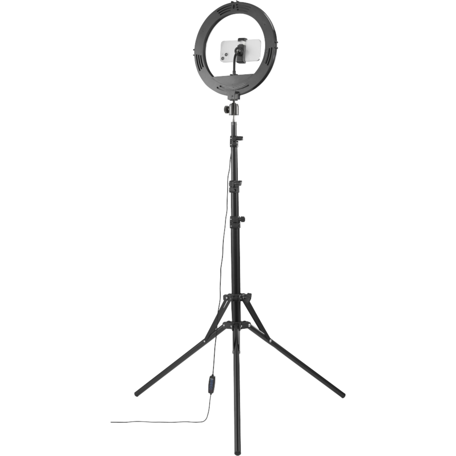 Hama SpotLight Steady 120 II LED-Ringleuchte f. Smartphone