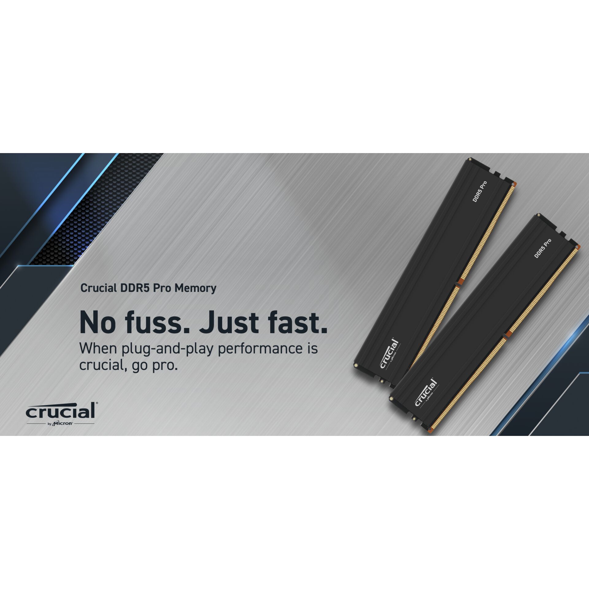 Crucial Pro DDR5-5600 Set 32GB 2x16GB UDIMM CL46 (16Gbit)