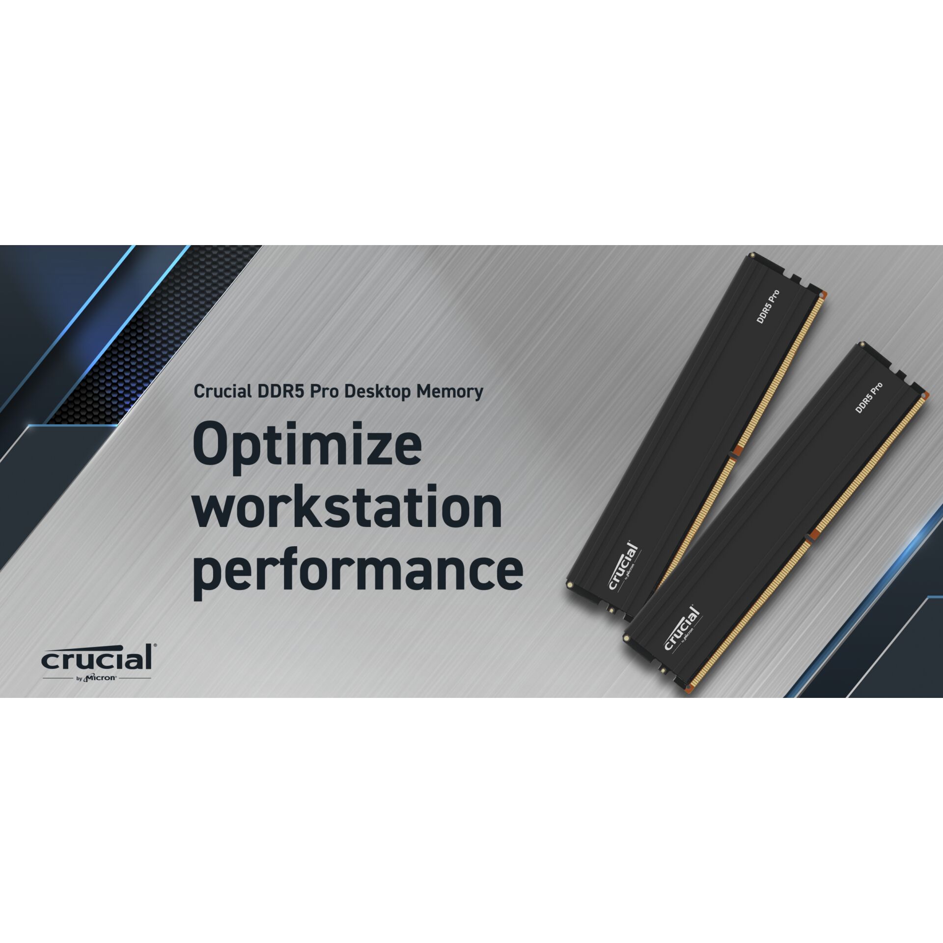 Crucial Pro DDR5-5600 Set 32GB 2x16GB UDIMM CL46 (16Gbit)