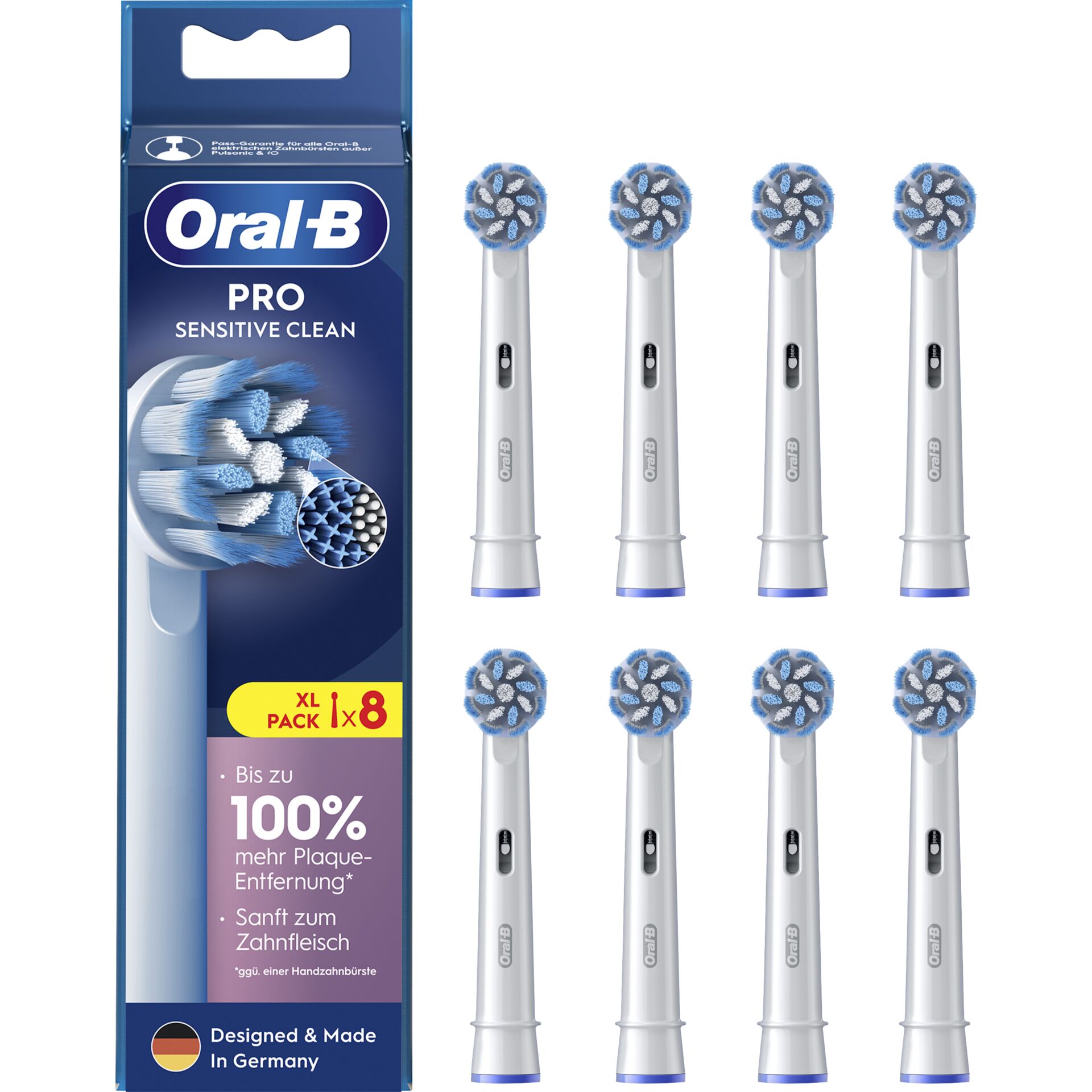 Oral-B testine di ricambio Pro Sensitive Clean 8pz