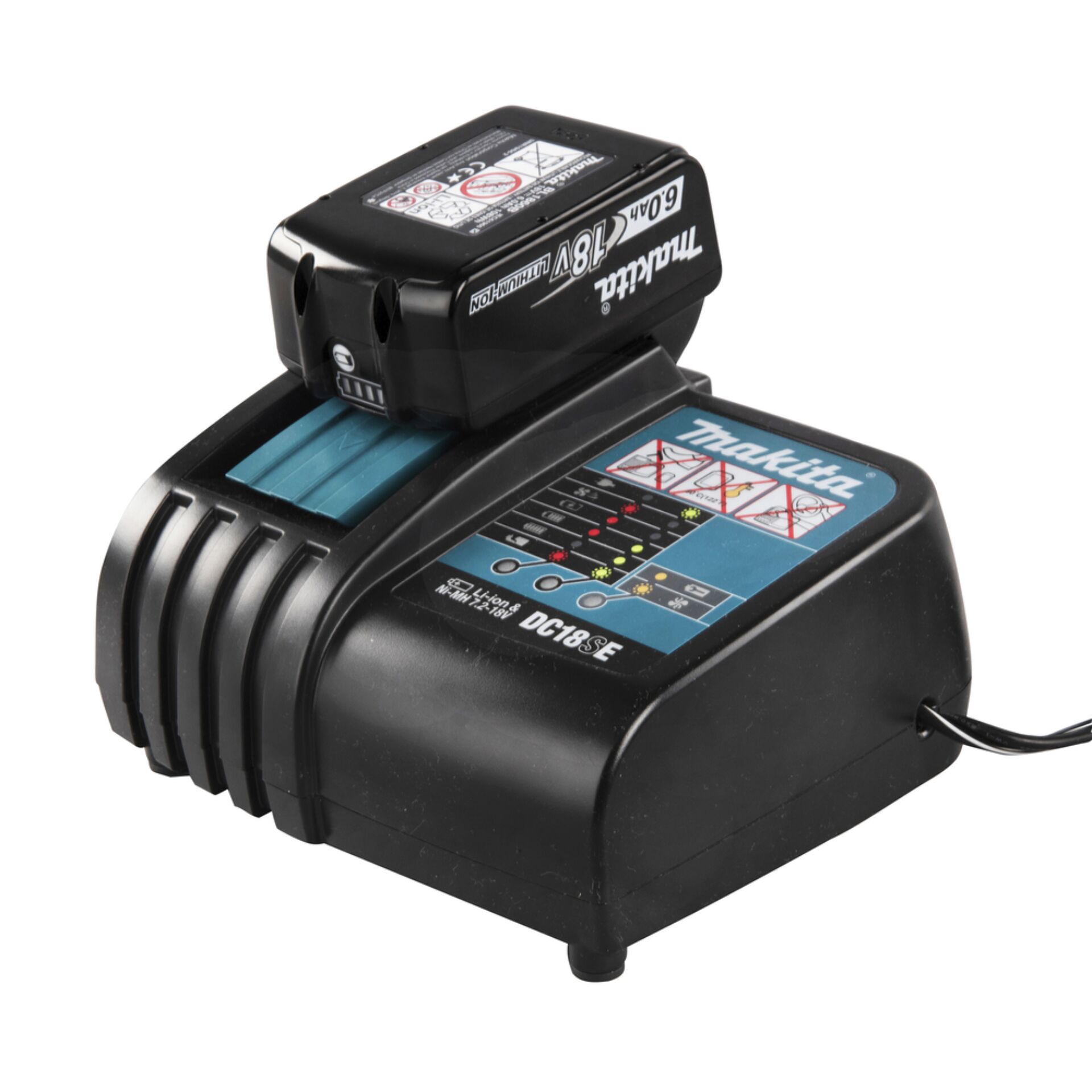 Makita 194621-9 Caricabatteria da auto DC18SE