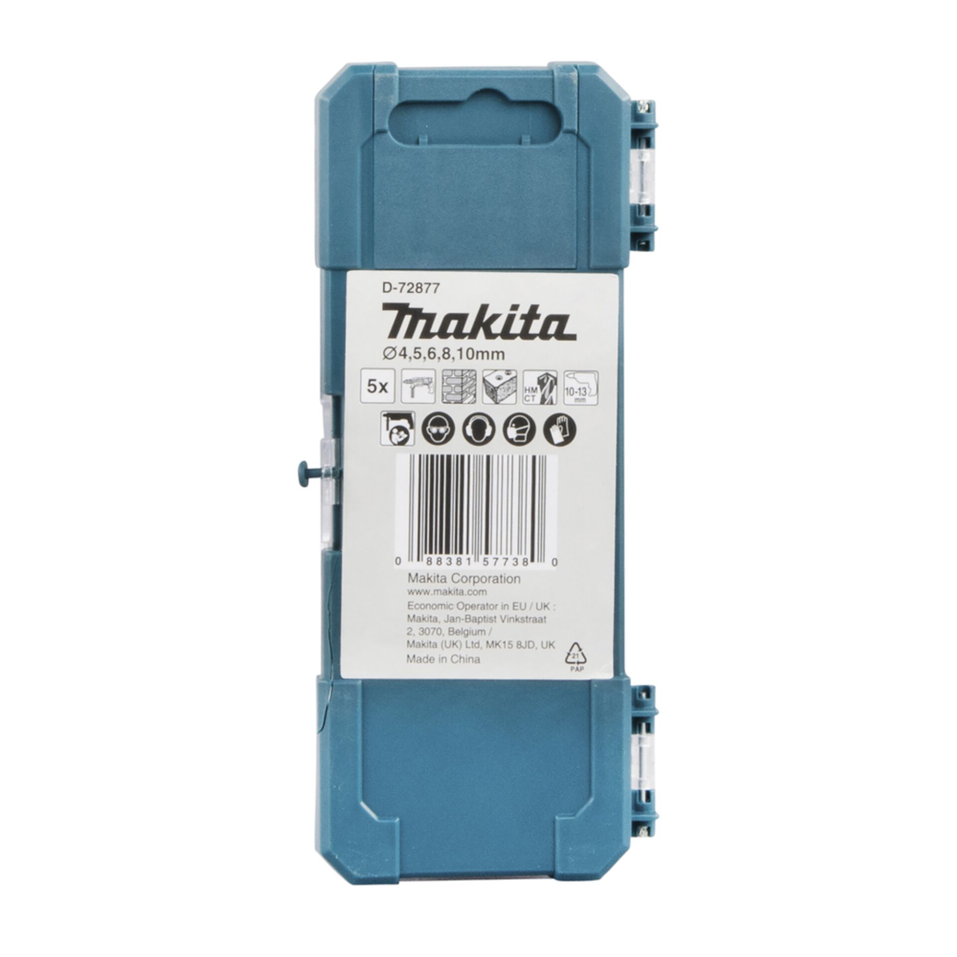 Makita D-72877 Steinbohrer-Set 4-10mm