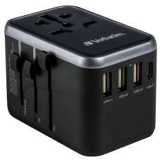 Verbatim Uni.Travel Adapt.UTA-04 USB-C 61W 2xUSB-C 3xUSB-A 2