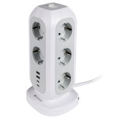 Verbatim EU Power Tower EUPT-01 11xAC / 2xUSB-A / 2xUSB-C  4 2