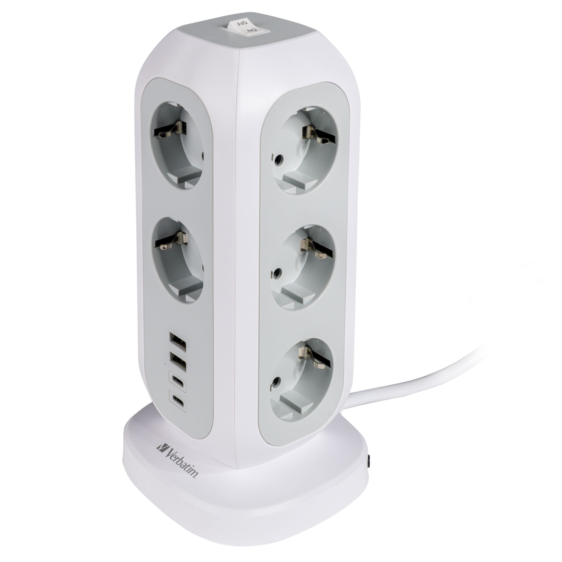 Verbatim EU Power Tower EUPT-01 11xAC / 2xUSB-A / 2xUSB-C  4
