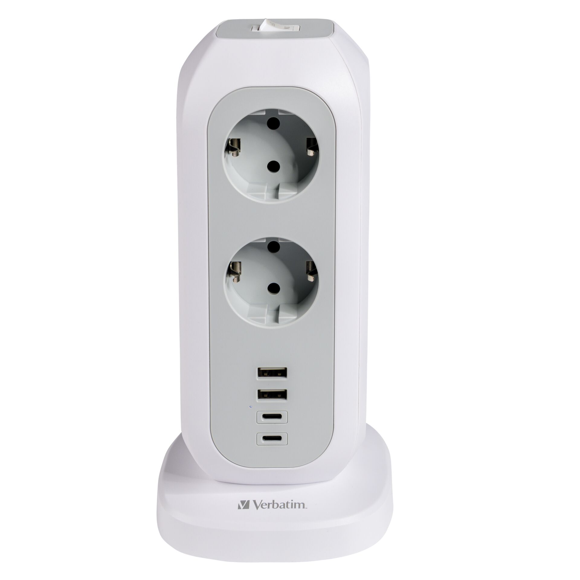 Verbatim EU Power Tower EUPT-01 11xAC / 2xUSB-A / 2xUSB-C  4