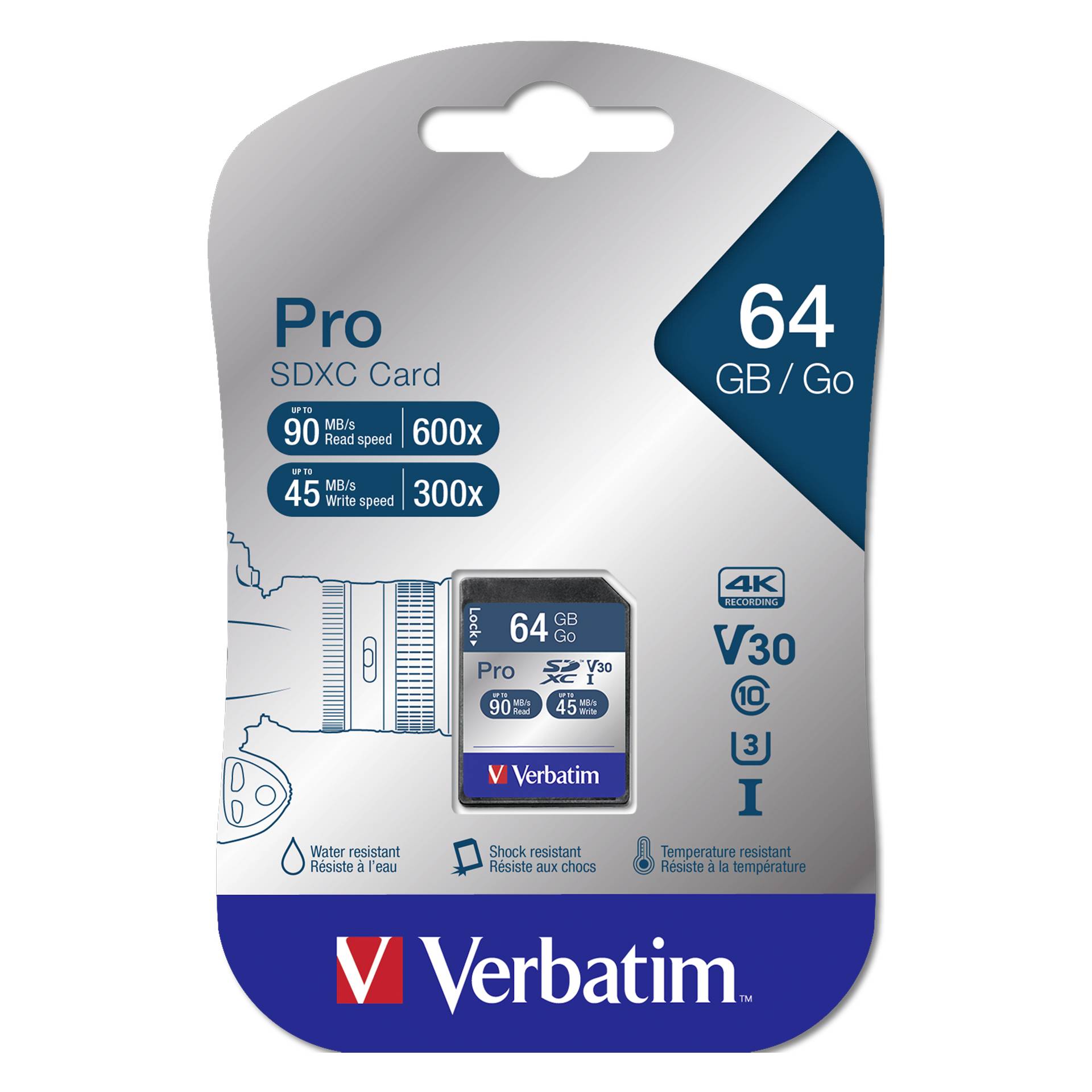Verbatim SDXC scheda Pro 64GB Class 10 UHS-I