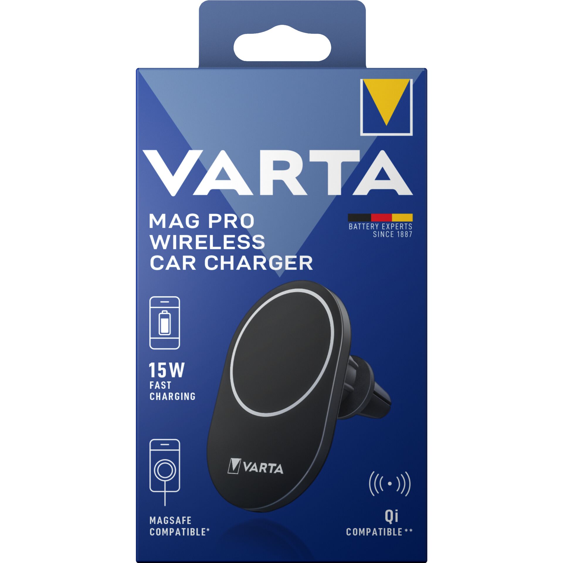Varta Mag Pro Qi Wireless Car Charger 15W          579021011