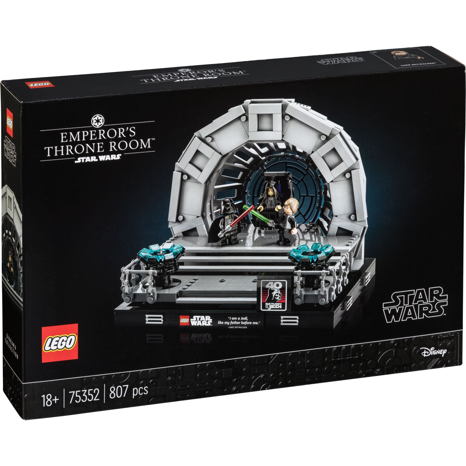 LEGO Star Wars 75352 Thronsaal d. Imperators-Diorama