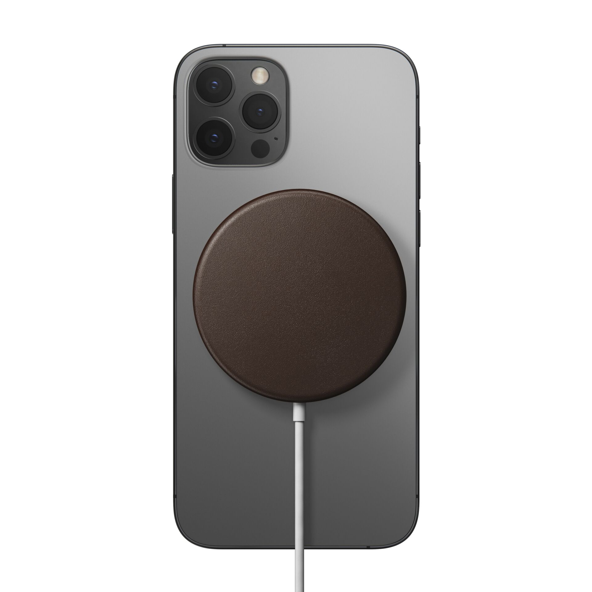 Nomad Leather Cover for MagSafe Cable Rustic Brown