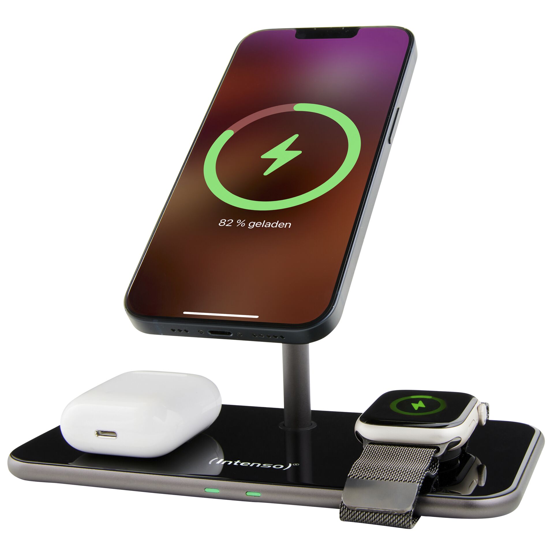 Intenso 3in1 Magnetic Wireless caricabatt. MB13 nero