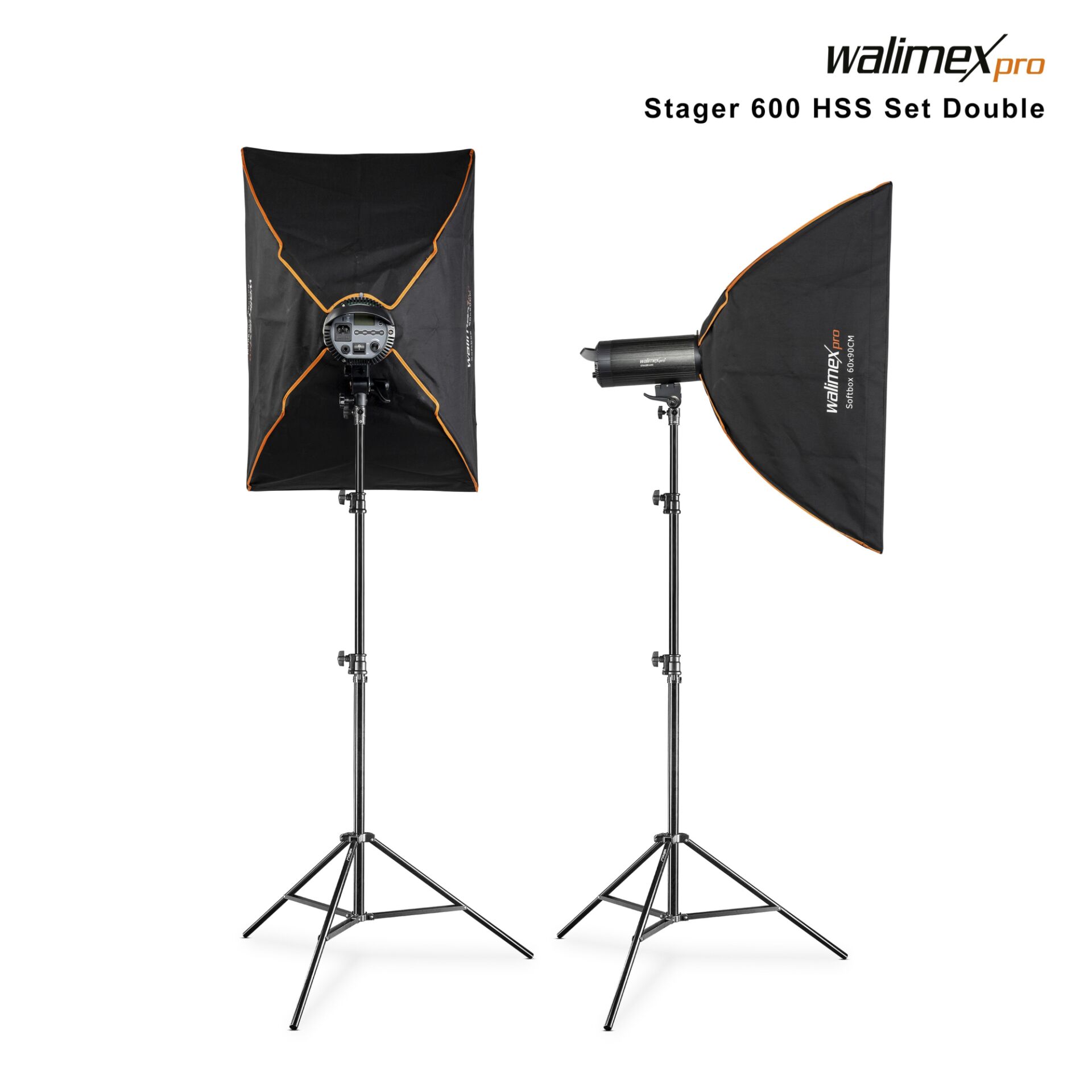 Walimex pro Stager 600 HSS kit Double
